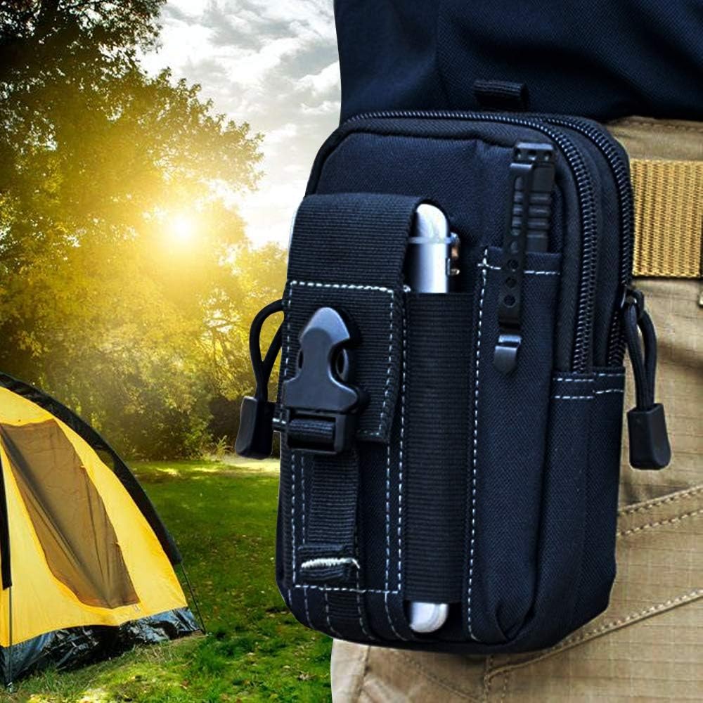 Edc Carry Belt - กระเป๋าคาดเอวแบบยุทธวิธี Molle กระเป๋าคาดเอวทหาร EDC อุปกรณ์จัดเก็บเครื่องมือ ซองใส่โทรศัพท์