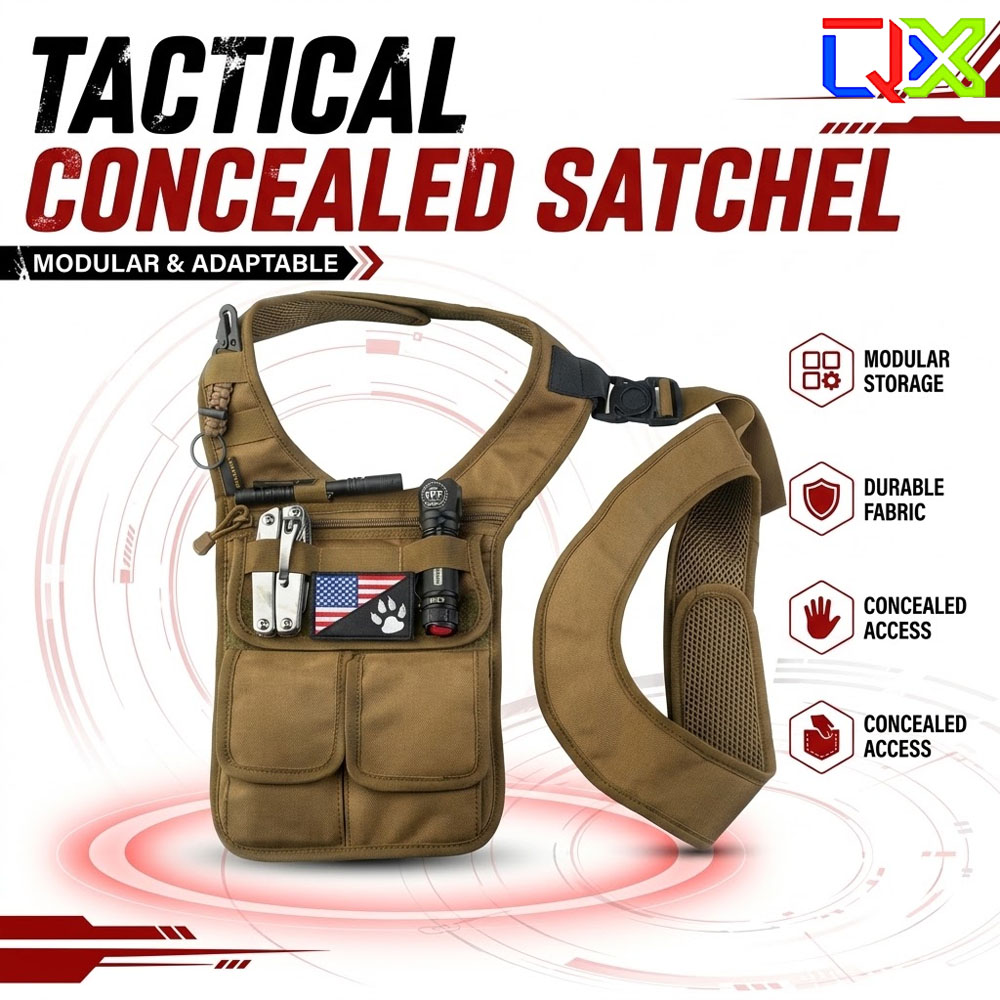 Edc Concealed Carry - กระเป๋าสะพายใต้แขน QX Tactical สำหรับพกพาแบบซ่อนตัว กระเป๋าใส่อุปกรณ์ EDC