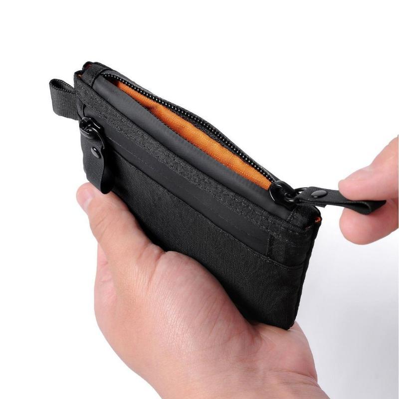 Edc Carry Card - กระเป๋าอเนกประสงค์กันน้ำ EDC พร้อมช่องใส่บัตร RFID กระเป๋าใส่เหรียญสำหรับการเดินทางกลางแจ้ง ที่เก็บกุญแจและเงินสด