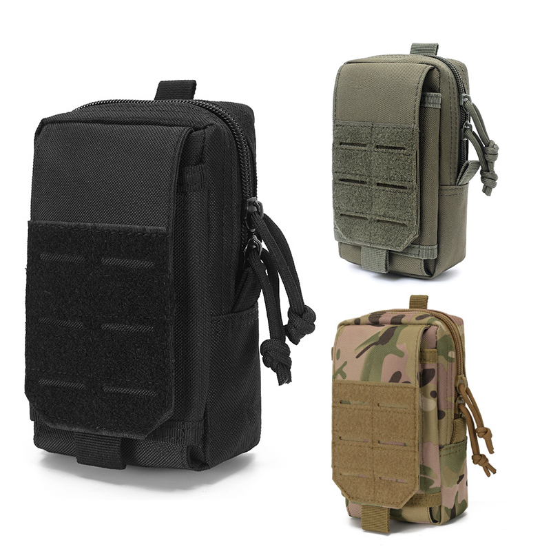 Edc Concealed Carry - กระเป๋าผู้ชายพิเศษเข็มขัดกันน้ํากระเป๋าโทรศัพท์มือถือ MOLLE EDC Survival Kit กระเป๋าสตางค์กระเป๋าเป้สะพายหลัง