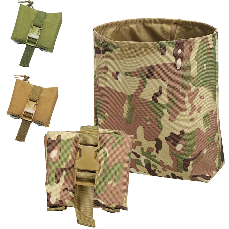Edc Carry Items - กระเป๋าใส่แม็กกาซีนแบบพับได้ Molle สำหรับกิจกรรมกลางแจ้ง ตั้งแคมป์ ล่าสัตว์ อุปกรณ์