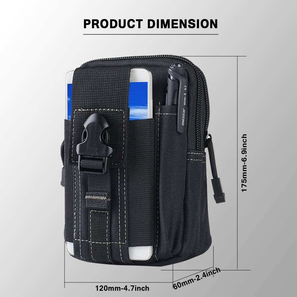 กระเป๋าคาดเอวแบบยุทธวิธี Molle - Edc Carry Belt บทวิจารณ์และราคา