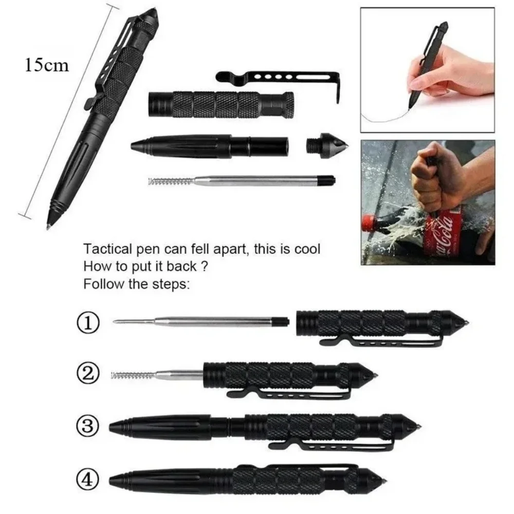 ปากกายุทธวิธีอเนกประสงค์ ทำจาก - Pen Tactical Glass บทวิจารณ์และราคา