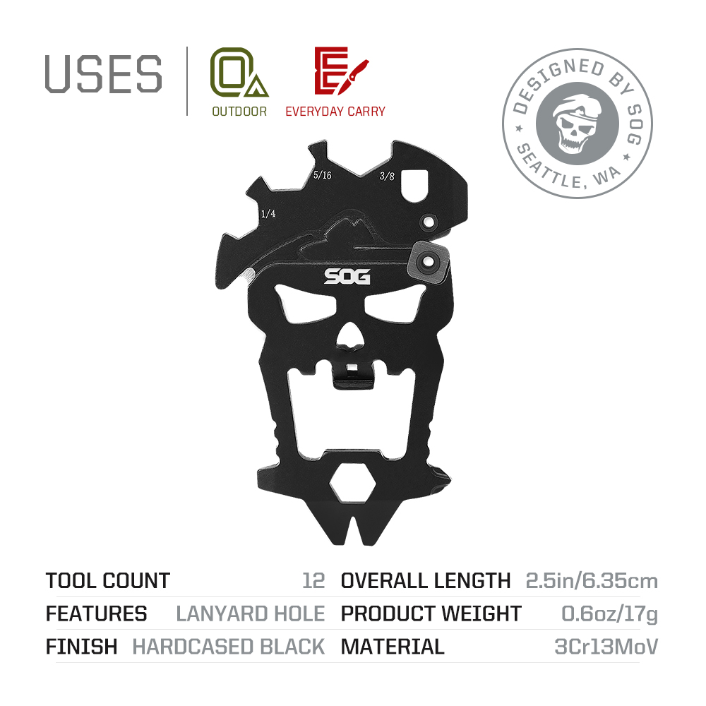 SOG 12 in 1 มัลติทูล MacV พวงก - Micro Screwdriver Kit บทวิจารณ์และราคา