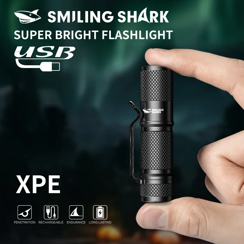 SMILING SHARK ไฟฉาย LED ขนาดเล - Edc (Every Day Carry บทวิจารณ์และราคา