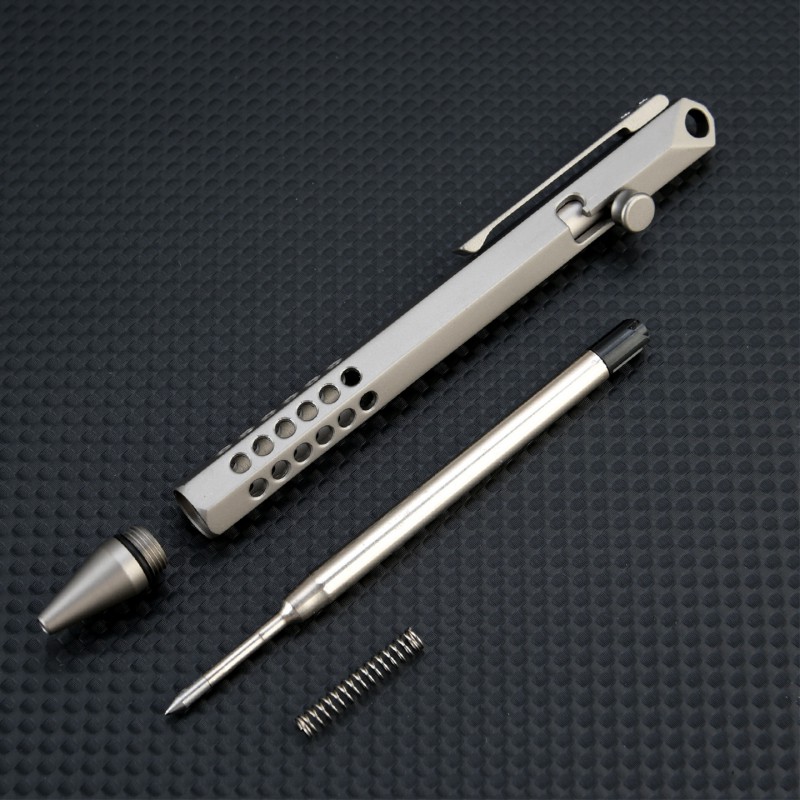 ปากกาพกพาโลหะผสมไทเทเนียม 1 ชิ - Pen Tactical Glass บทวิจารณ์และราคา