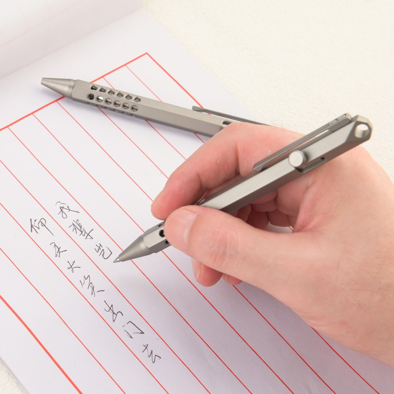 ปากกาพกพาโลหะผสมไทเทเนียม 1 ชิ - Pen Tactical Glass บทวิจารณ์และราคา