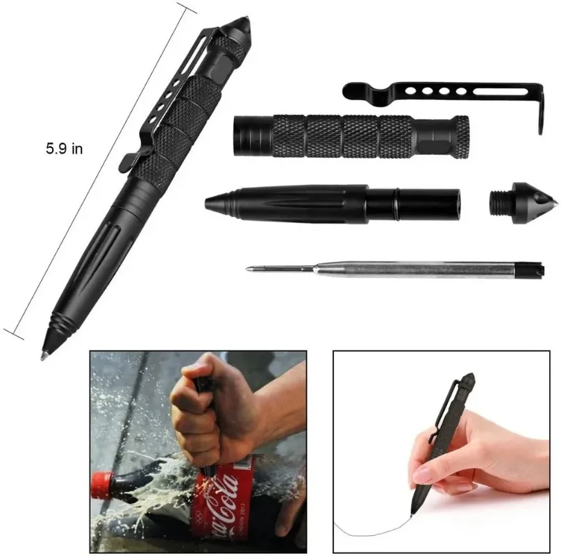 ทหารยุทธวิธีปากกามัลติฟังก์ชั่ - Pen Tactical Glass บทวิจารณ์และราคา