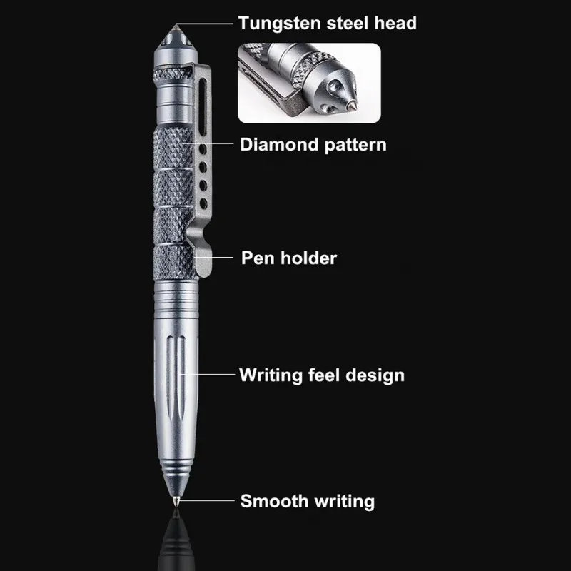 ทหารยุทธวิธีปากกามัลติฟังก์ชั่ - Pen Tactical Glass บทวิจารณ์และราคา