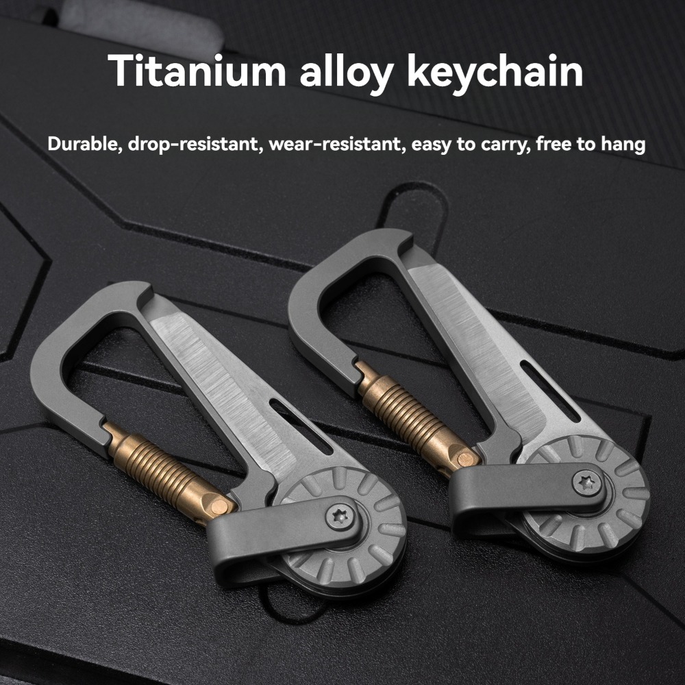 ใหม่ MINI TITANIUM Alloy พวงกุ - Edc Car Carry บทวิจารณ์และราคา