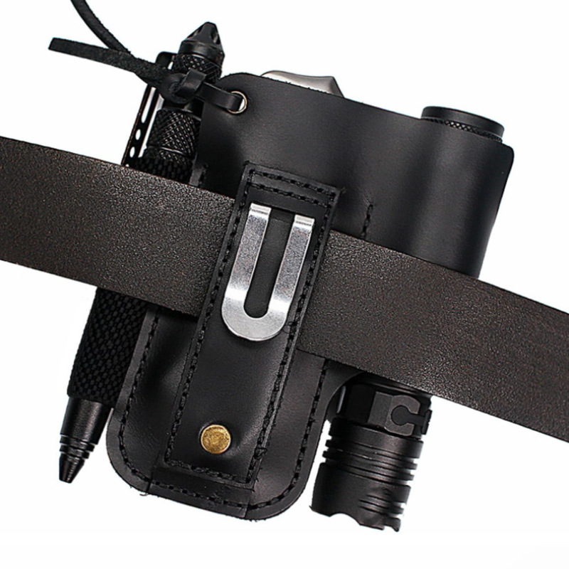 ซองใส่ไฟฉายหนัง EDC อเนกประสงค - Edc Carry Belt บทวิจารณ์และราคา