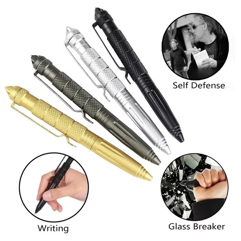ปากกายุทธวิธีทางทหารอลูมิเนียม - Pen Tactical Glass บทวิจารณ์และราคา