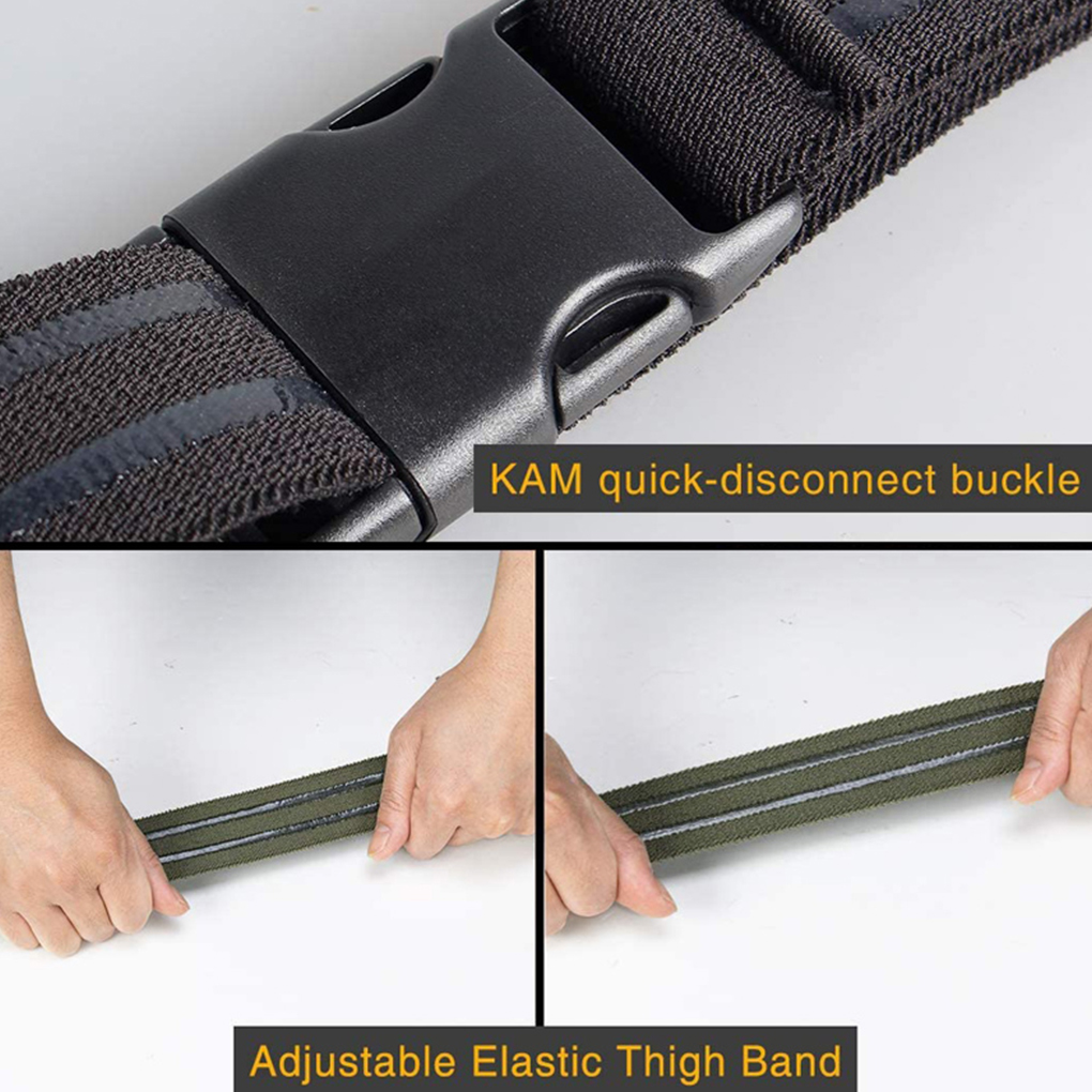 ยุทธวิธีสายรัดขาเข็มขัดต้นขาสํ - Edc Carry Holster บทวิจารณ์และราคา