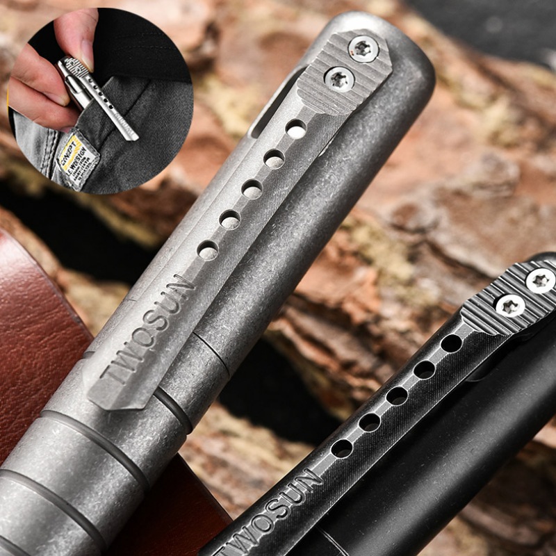 ปากกาไทเทเนียมเชิงยุทธวิธี EDC - Pen Tactical Glass บทวิจารณ์และราคา
