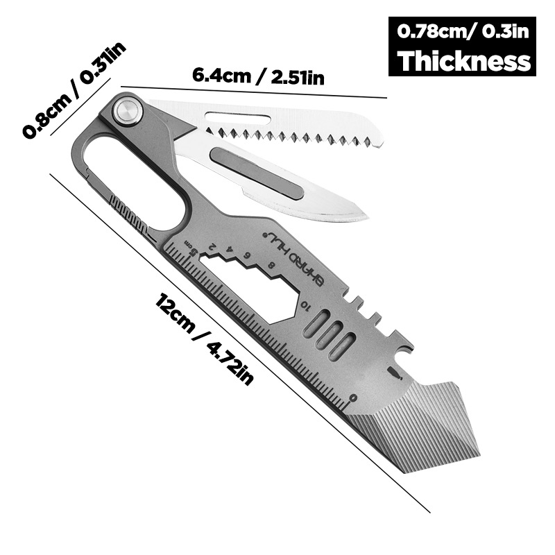 เครื่องมืออเนกประสงค์พกพาสำหรั - Titanium Pry Bar บทวิจารณ์และราคา
