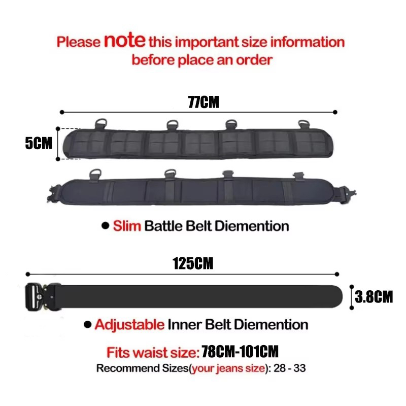 เข็มขัดไนลอนแบบปลดเร็ว หัวเข็ม - Edc Carry Belt บทวิจารณ์และราคา