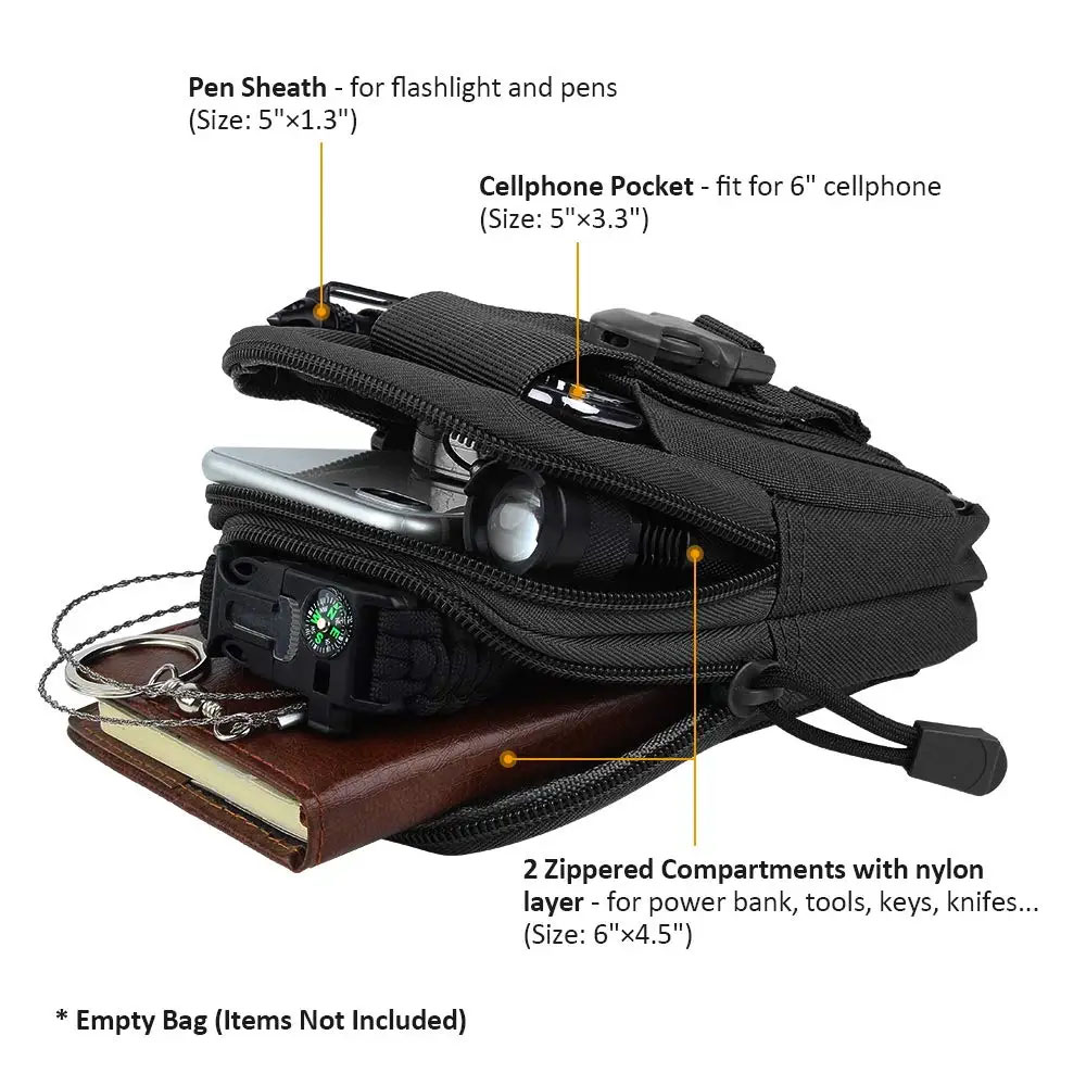 อุปกรณ์กลางแจ้ง เครื่องมือ อุป - Edc Carry Belt บทวิจารณ์และราคา