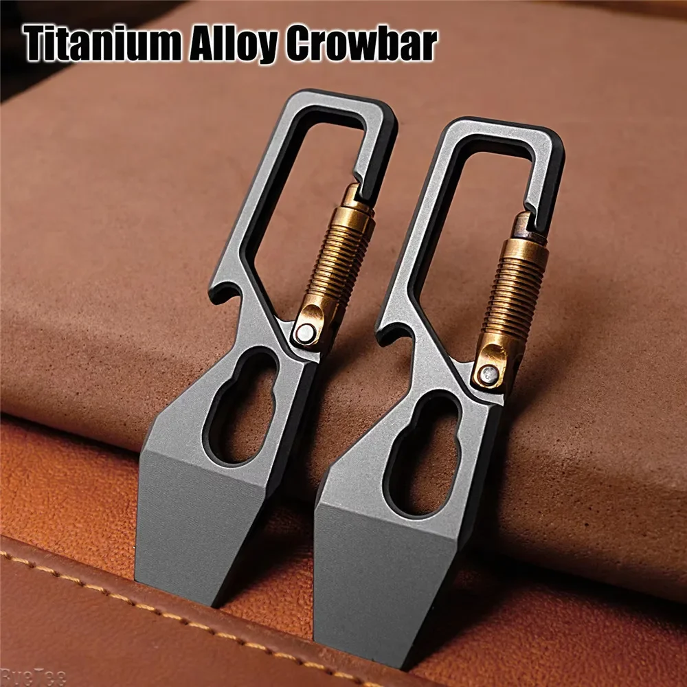 6 ซม.5-1 Multi-Function พวงกุญ - Titanium Pry Bar บทวิจารณ์และราคา