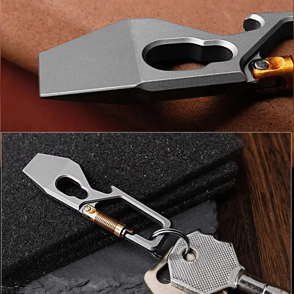 6 ซม.5-1 Multi-Function พวงกุญ - Titanium Pry Bar บทวิจารณ์และราคา